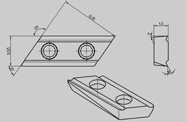 Chamfer Milling Inserts